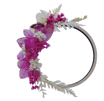 CRDZO Arranjo Flor Pink c/ Aro - 1un