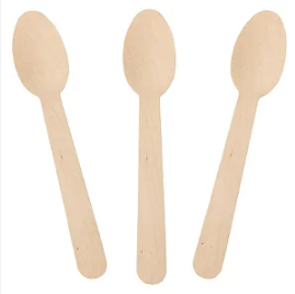 SILV Colher Madeira Natural Pequena 11cm ...