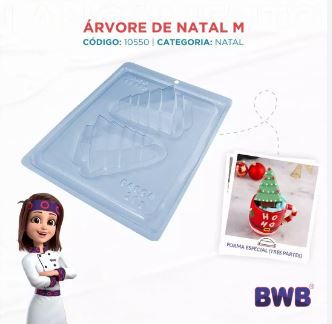 BWB 10550 Forma 3 Partes Árvore De Natal ...