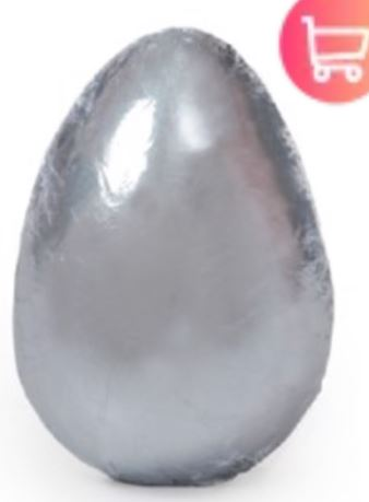 CROMUS Folha Chumbo Ovo 100g Prata 17x13 ...