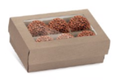 CROMUS Caixa Kraft c/ Forminha Para 6 Doc...