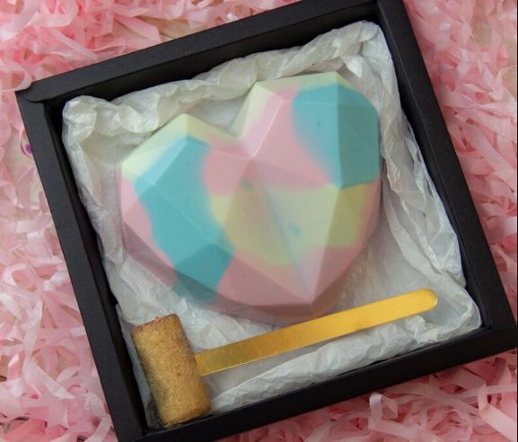 BWB 10538 Forma 3 Partes Coração Lapidado...