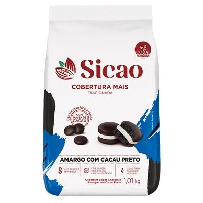 SICAO Cob amargo com cacau preto Gotas 1,...