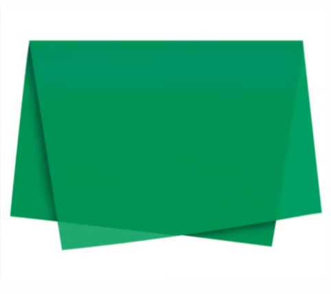 CROMUS Papel Seda Verde Bandeira 49x69 - 3un