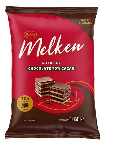 HAR MELKEN Choc Amargo 70% gotas 1,01Kg N...