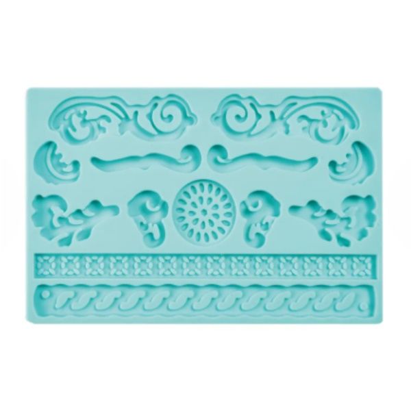 ALLONSY Molde Pasta Americana Arabescos V...