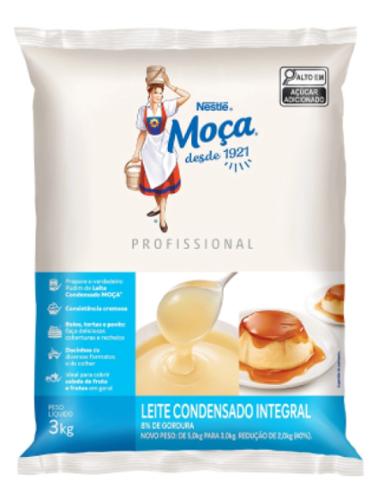 NESTLÉ Leite Condensado Moça - 3kg