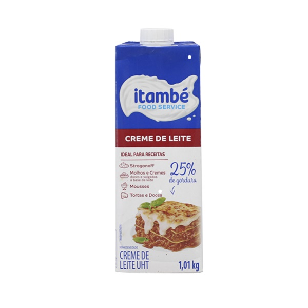 ITAMBE Creme de Leite 25% Cartonado 1,01kg