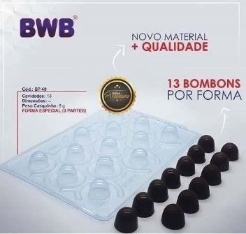 BWB 3500 Forma 3 Partes SP Bombom 13 Cav.