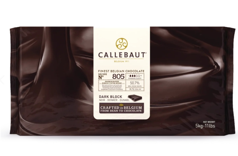 CALLEBAUT Choc Meio Amargo 805 50,7% Barr...
