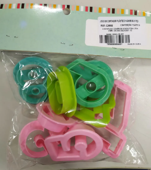 CONFEITUDO Cortador Números - 9pcs