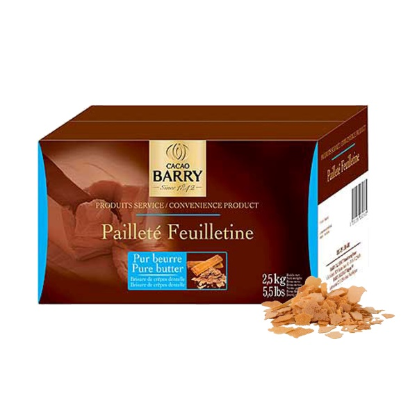 Massa Folhada Crocante em Flocos Pailleté...