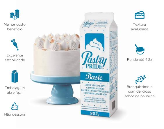 RICHS Chantilly Pastry Pride Basic 907g