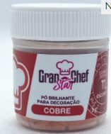 GRAN CHEF Star Pó Brilhante - Cobre Escor...
