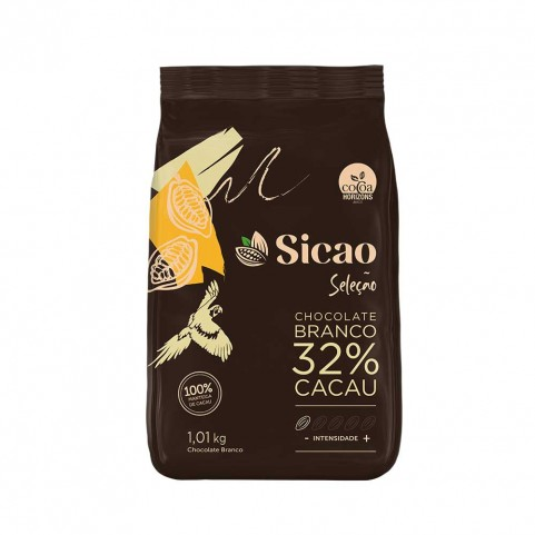 SICAO Choc Branco 32% Gotas 20kg SELEÇÃO